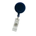 Round Plastic Clip-on Badge Reel